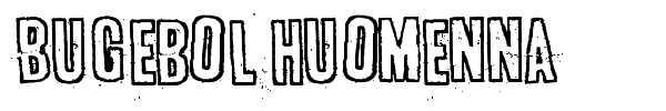Bugebol huomenna font preview